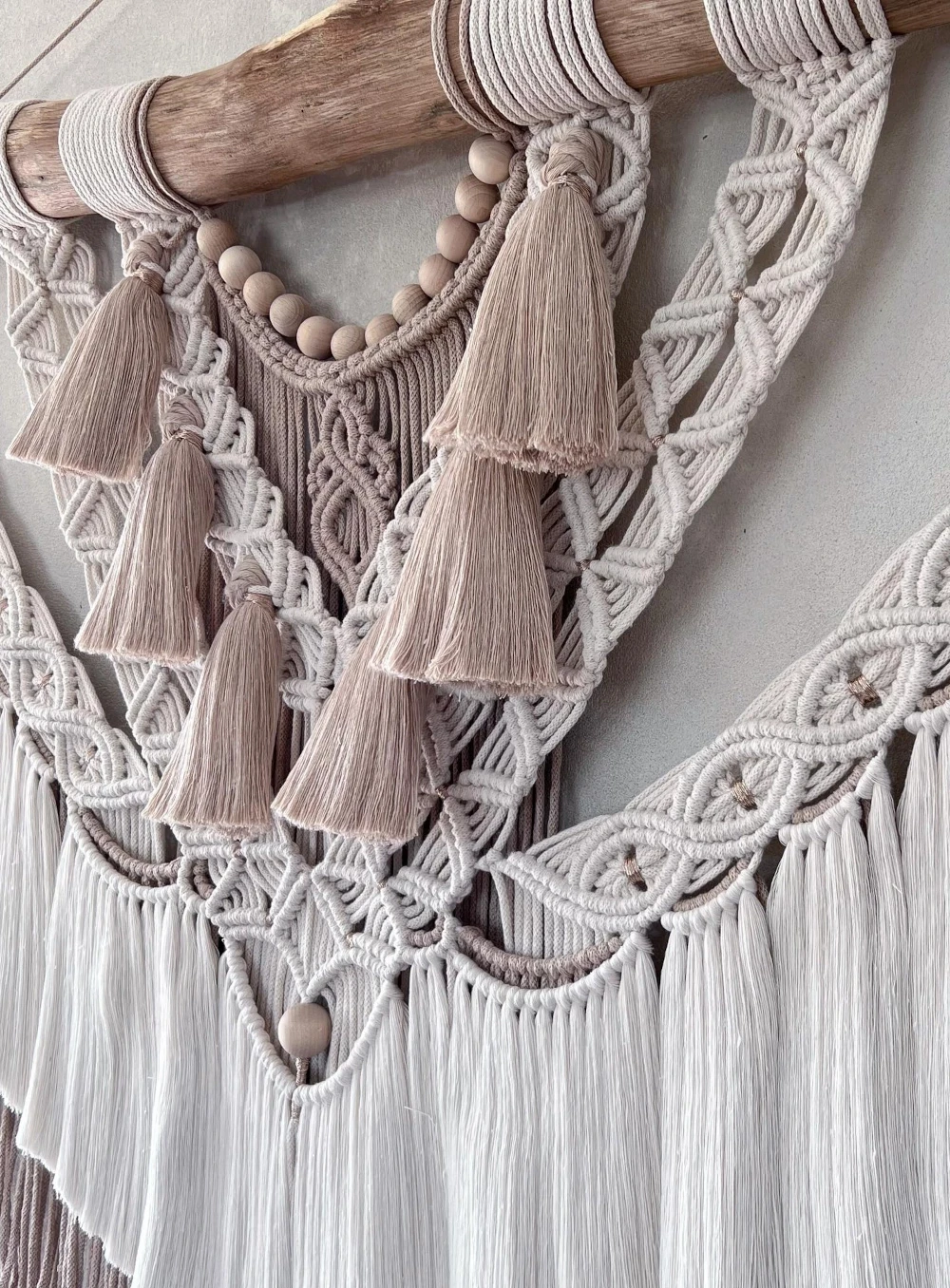 Makrama handmade dekoracja 100x80
