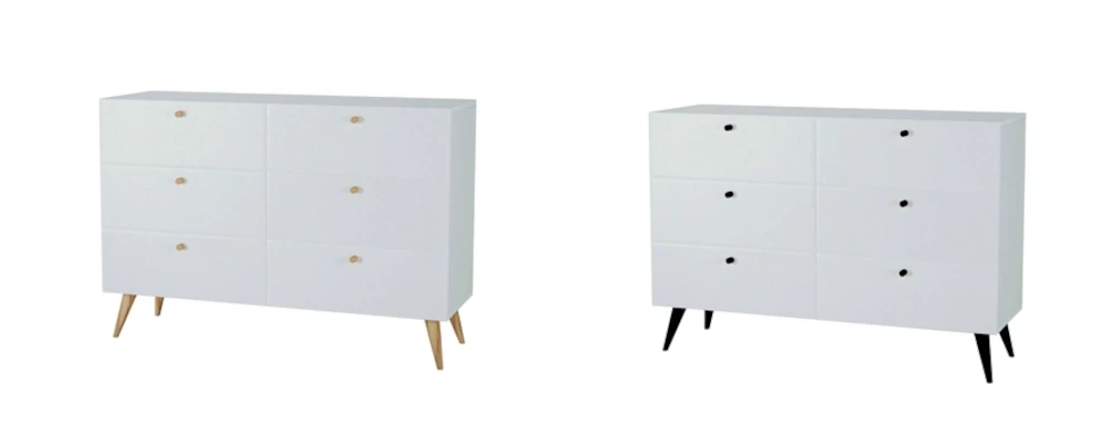 Komoda-z-szufladami-drewniane-nogi-kolor-biały