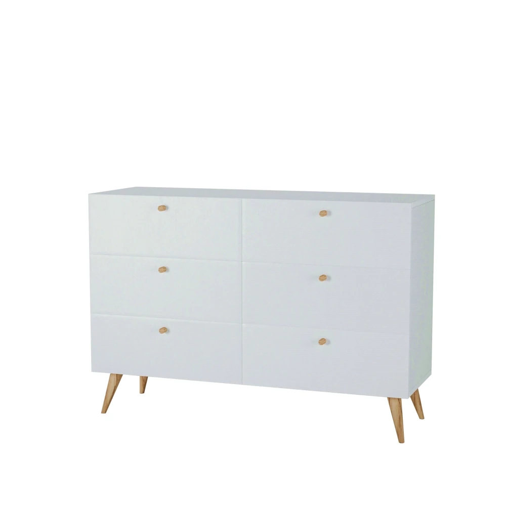 Komoda-z-szufladami-drewniane-nogi-kolor-biały