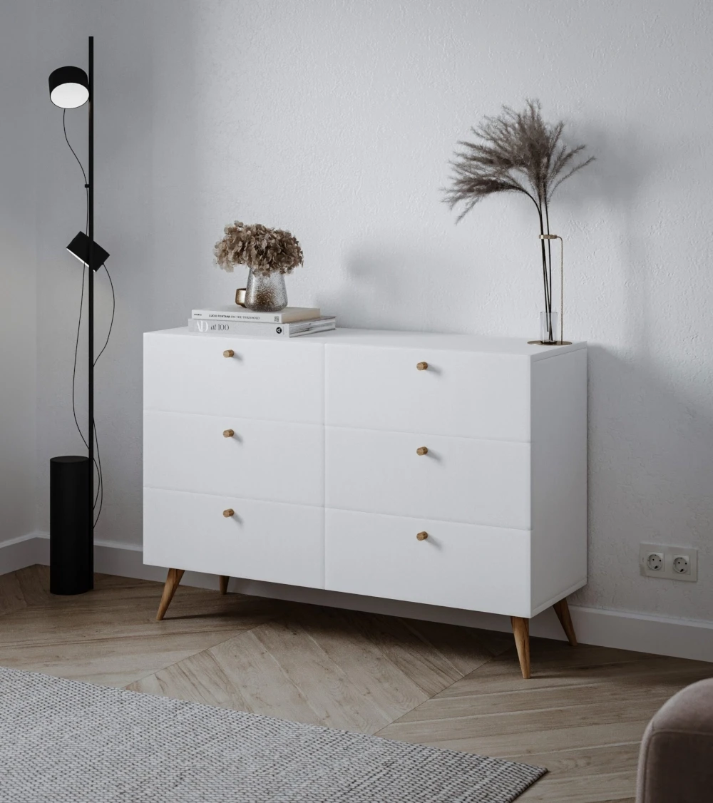 Komoda-z-szufladami-drewniane-nogi-kolor-biały