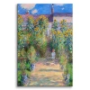 Pejzaż Ogród Moneta w Vétheuil- reprodukcja Claude Monet