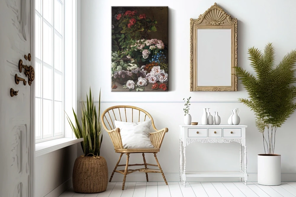 Obraz Wiosenne kwiaty Monet- reprodukcja Claude Monet