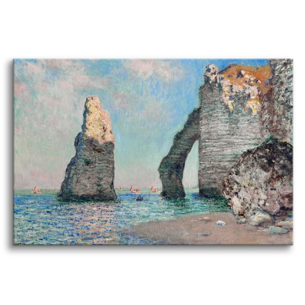 Obraz Klify w Étretat - reprodukcja Claude Monet