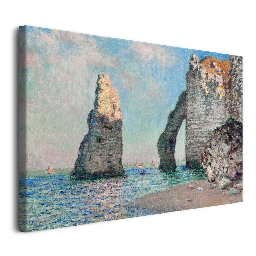 Obraz Klify w Étretat - reprodukcja Claude Monet