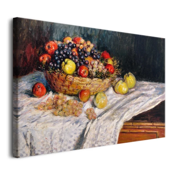 Obraz Jabłka i winogrona- reprodukcja Claude Monet