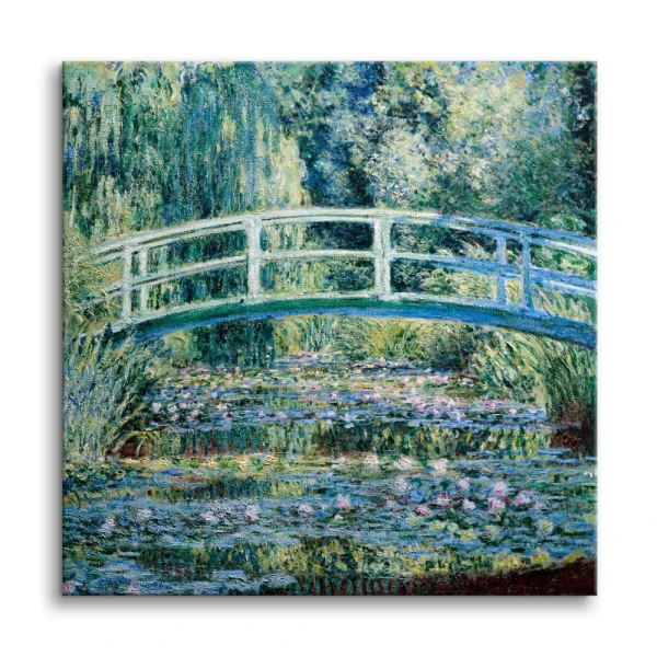 Obraz Lilie wodne i most japoński- reprodukcja Claude Monet
