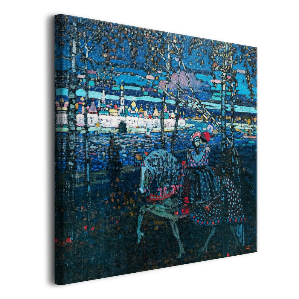 Obraz Jadąca para  - reprodukcja Wassily Kandinsky