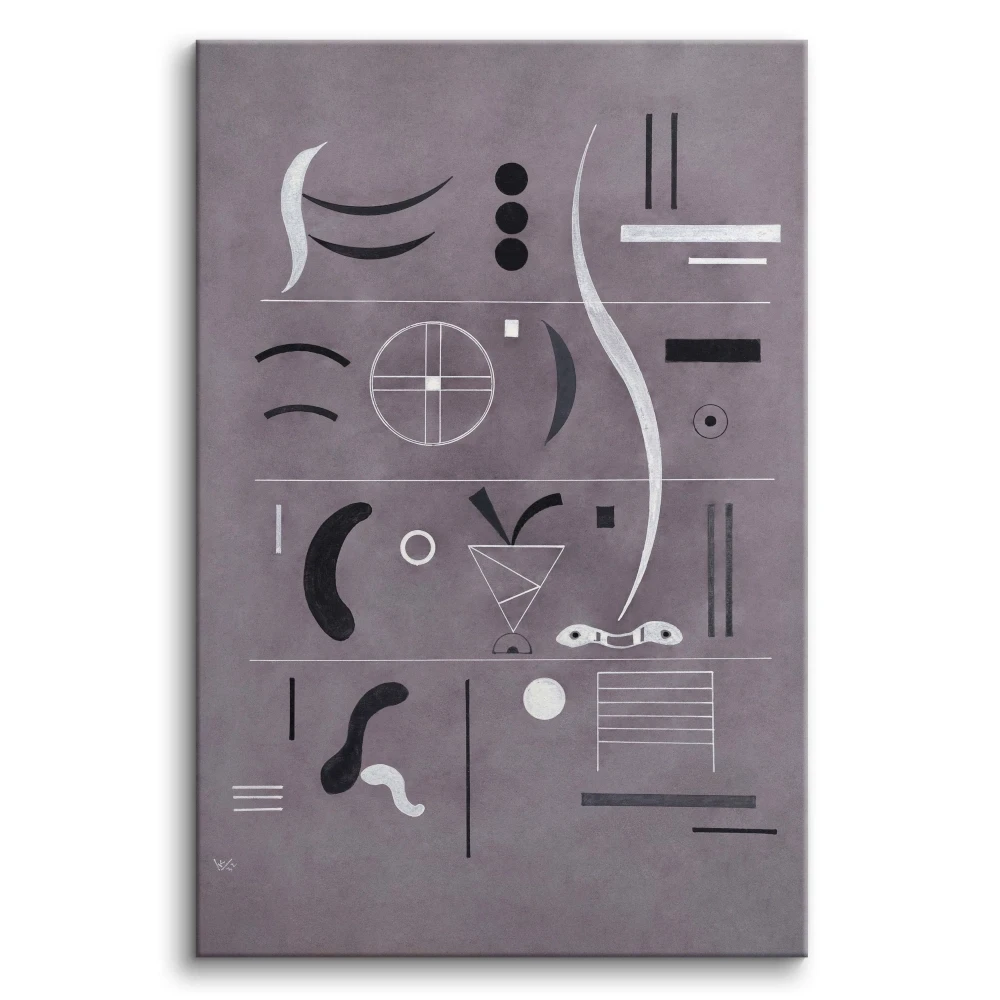 Obraz Cztery części - reprodukcja grafiki, Wassily Kandinsky