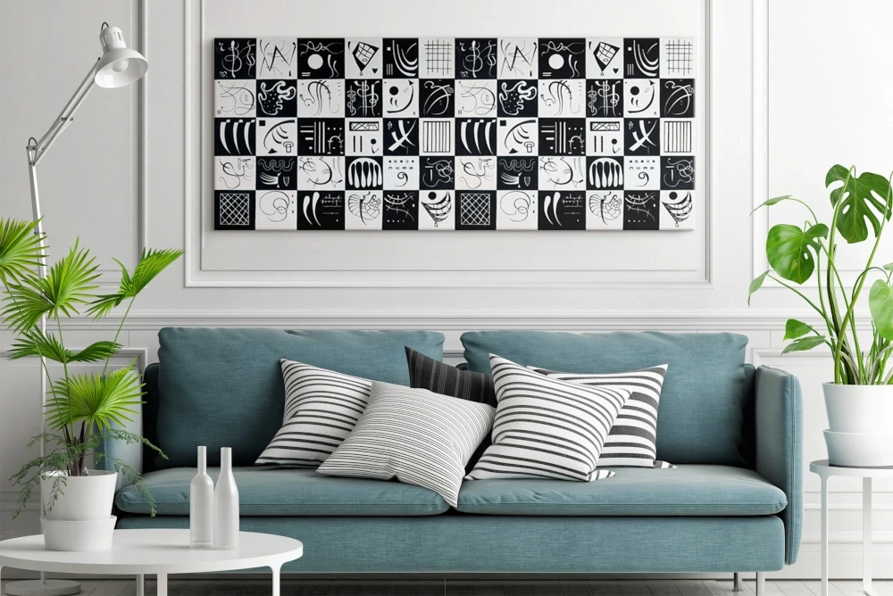 Obraz Thirty   - reprodukcja grafiki, Wassily Kandinsky