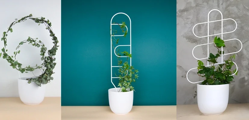 zestaw podpórek biały