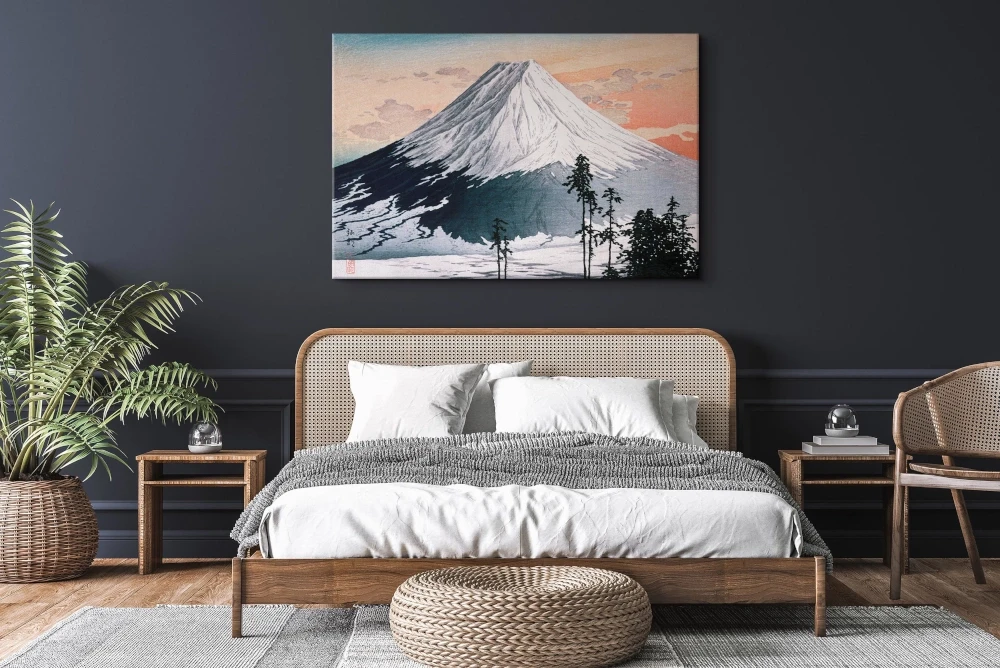 Pejzaż górski "Katsuyama Neighborhood" - reprodukcja, Hiroaki Takahashi