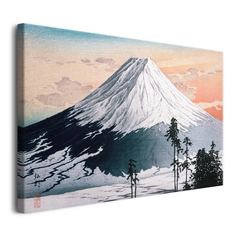 Pejzaż górski "Katsuyama Neighborhood" - reprodukcja, Hiroaki Takahashi