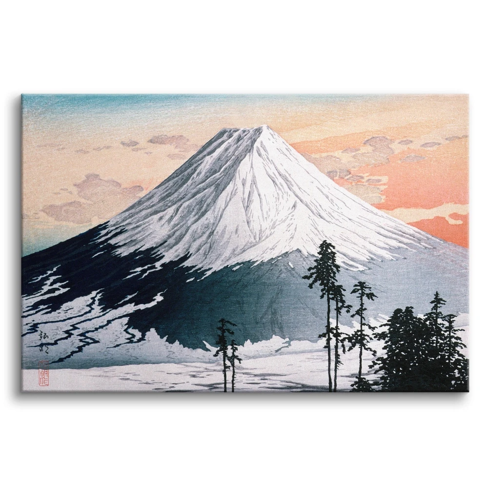 Pejzaż górski "Katsuyama Neighborhood" - reprodukcja, Hiroaki Takahashi