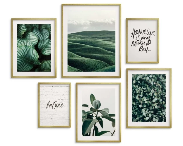 Zestaw plakatów 6 szt, plakaty natura