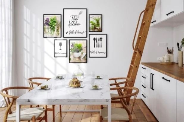 Zestaw plakatów 6 szt, plakaty do kuchni