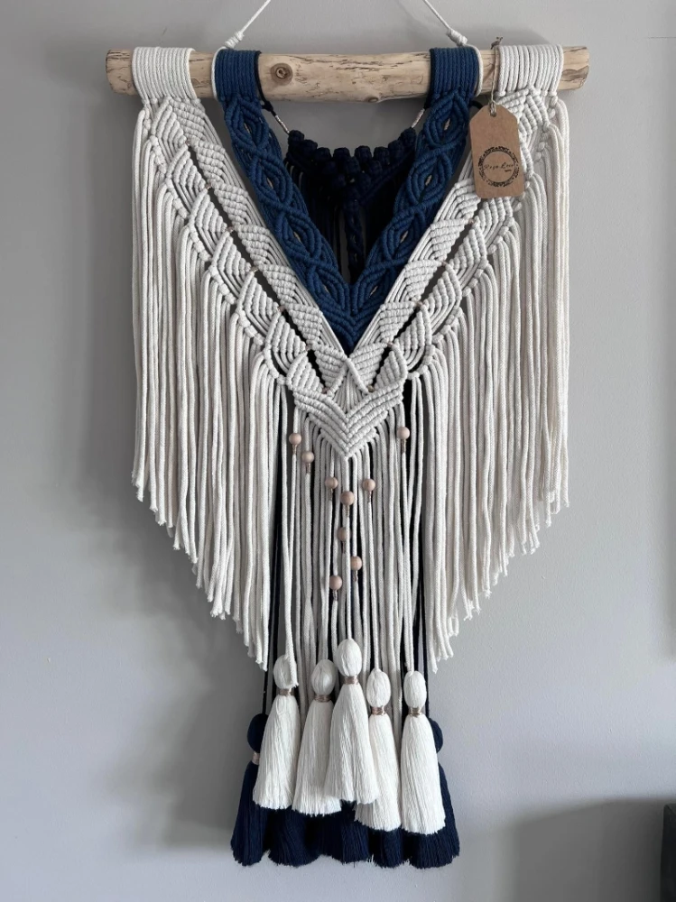 Makrama handmade dekoracja Love