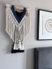 Makrama handmade niebieska