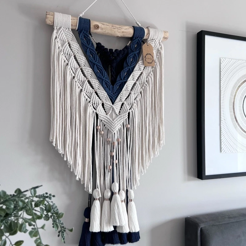 Makrama handmade dekoracja Love