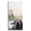 Pagoda i tęcza - reprodukcja Ohara Koson