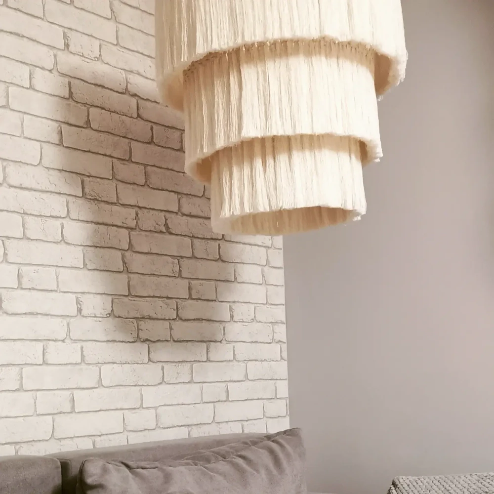 Lampa boho ze wzorkiem