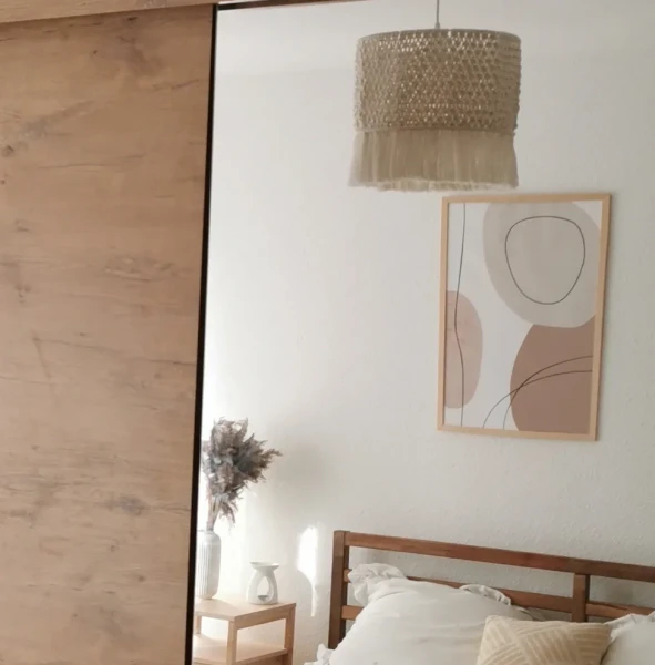 Lampa boho abażur sznurkowy 35cm