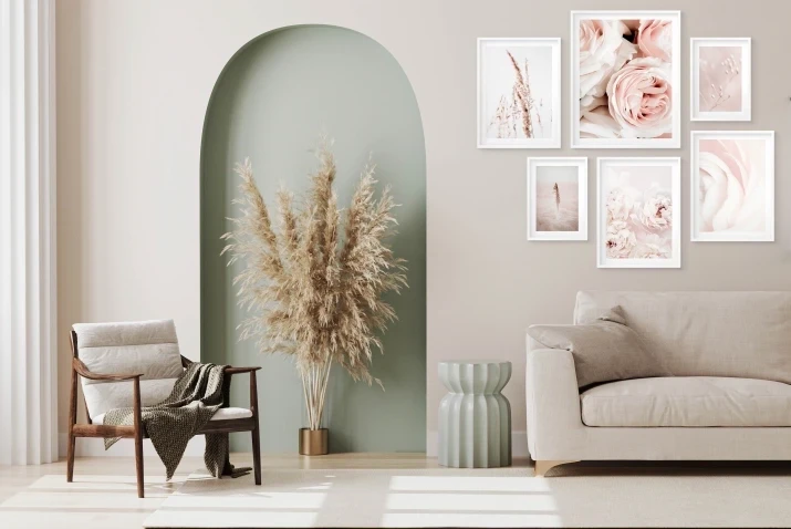 Zestaw plakatów 6 szt,  plakaty kwiaty