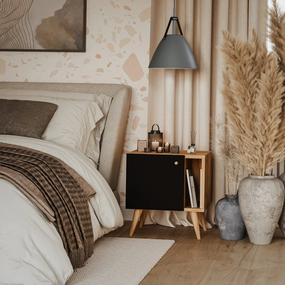 Stolik-nocny-kolor-dab-czarny