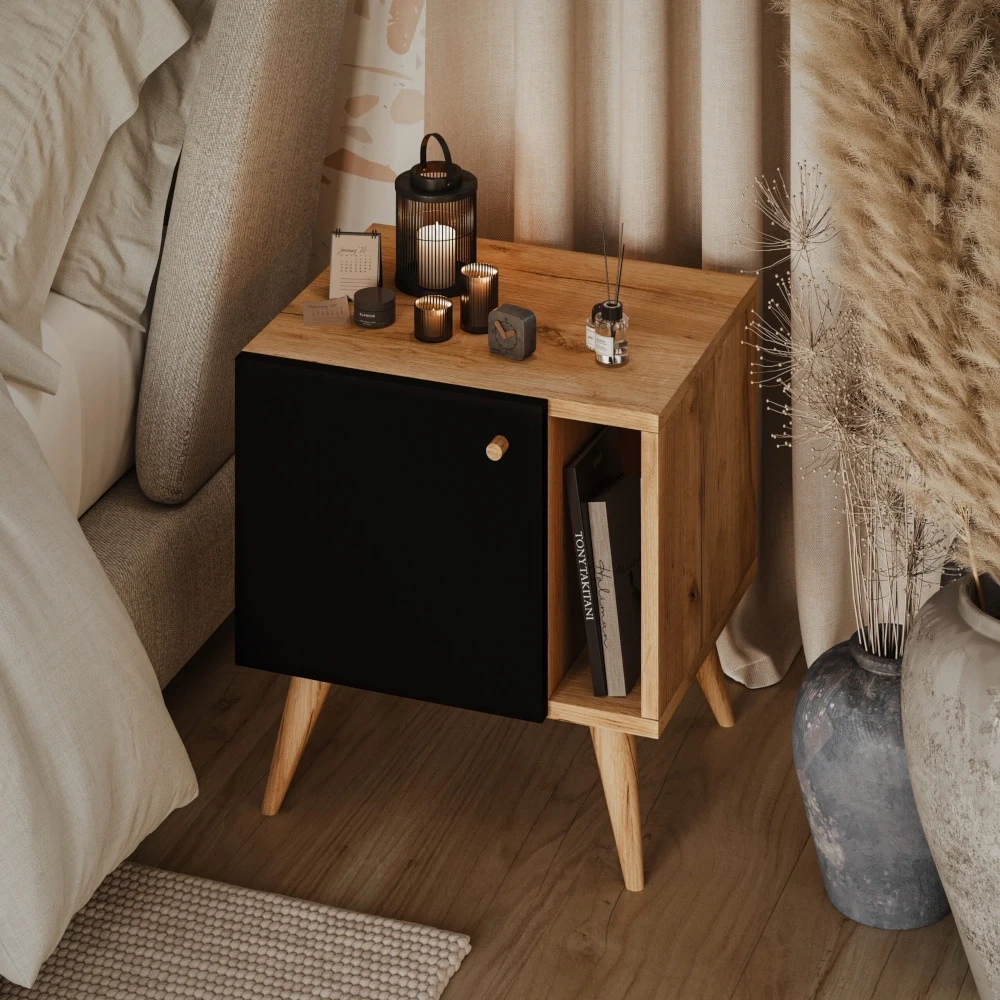 Stolik-nocny-kolor-dab-czarny