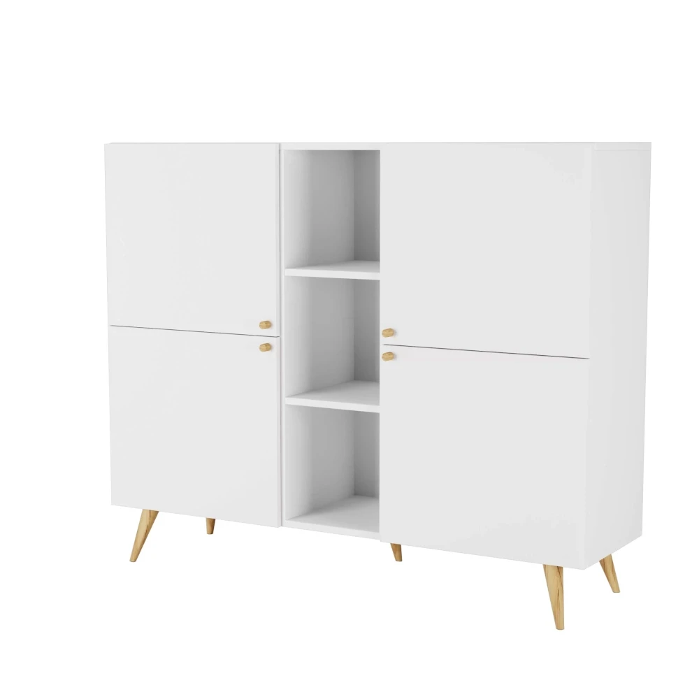 Duża komoda Sammi kolor biały