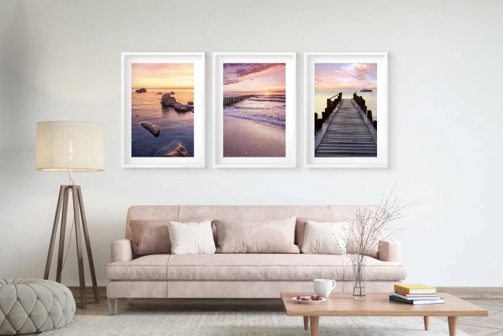 Plakaty bez ram boho  morze