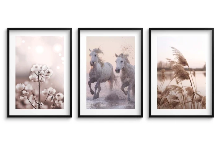 Plakaty boho,  konie