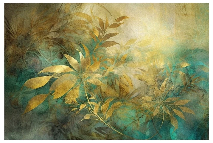 Obraz na płótnie canvas złote liście