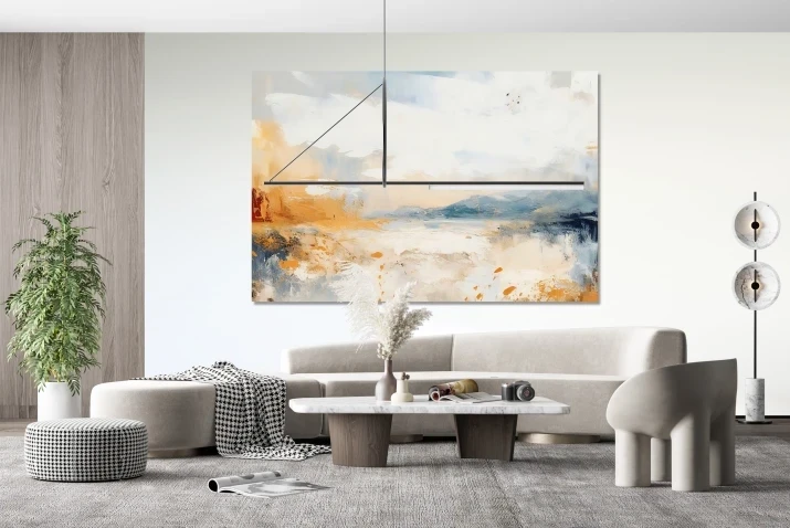 Obraz na płótnie canvas  Kolory zachodu słońca - impresja