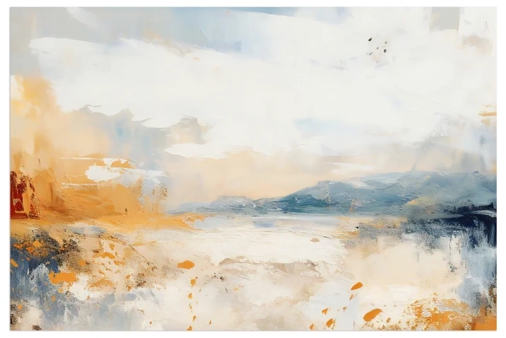 Obraz na płótnie canvas  Kolory zachodu słońca - impresja