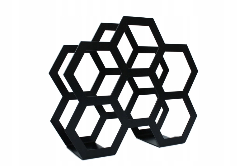 Stojak na wino metalowy Plaster 6 butelek