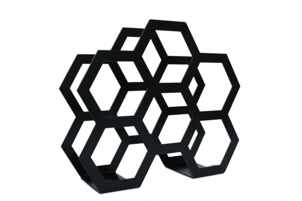 Stojak na wino metalowy Plaster 6 butelek