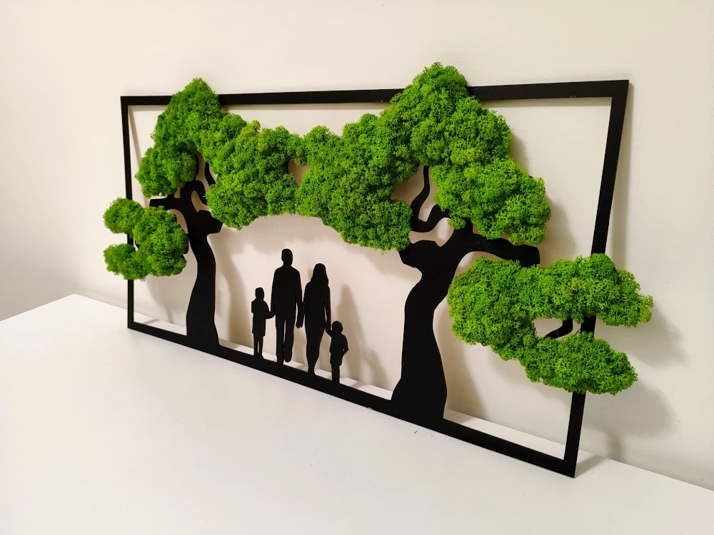 drzewko z chrobotkiem