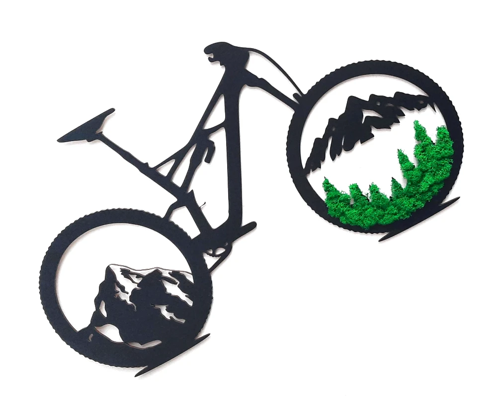 Mech-chrobotek-drewniana-azurowa-dekoracja-rower