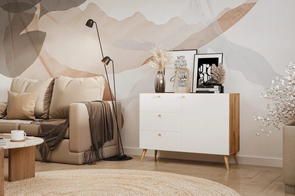 Komoda kolor dąb biały