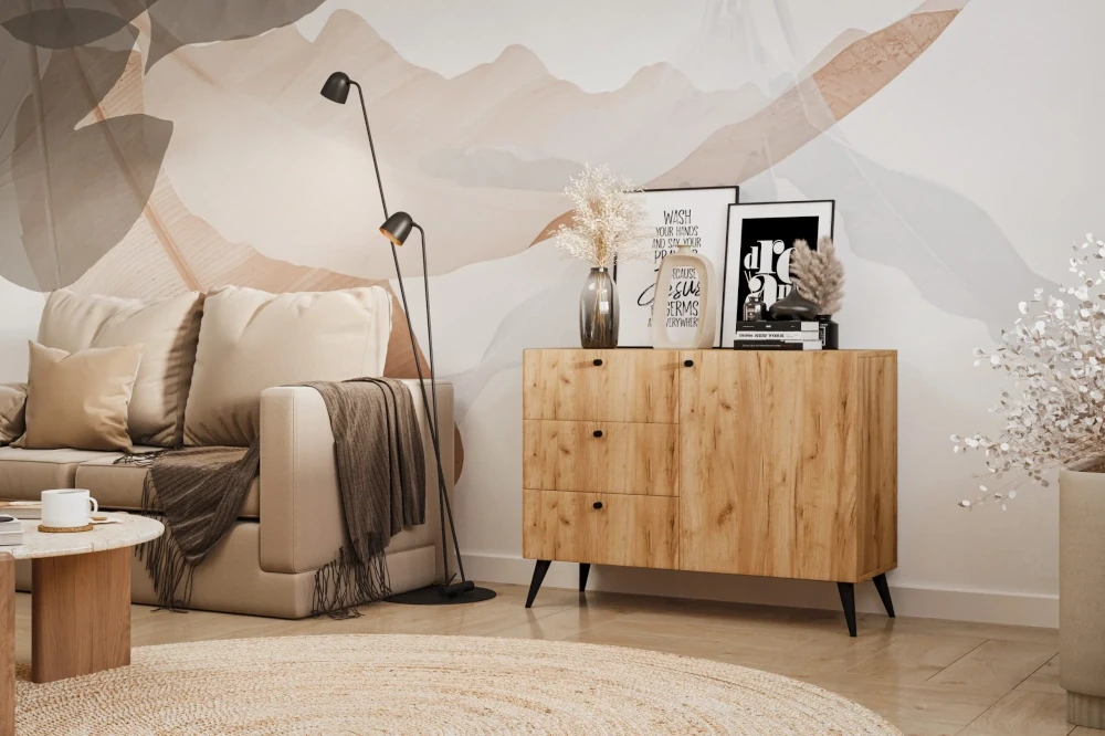 Komoda  kolor dąb