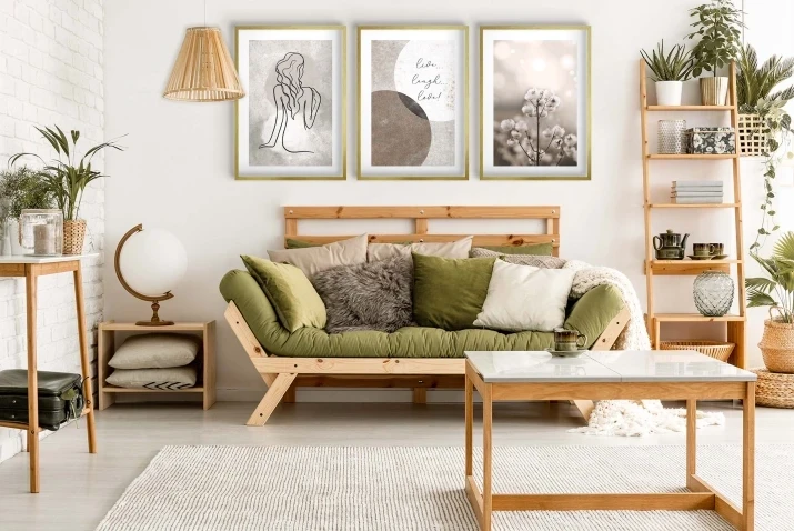 Plakaty skandynawskie  do salonu
