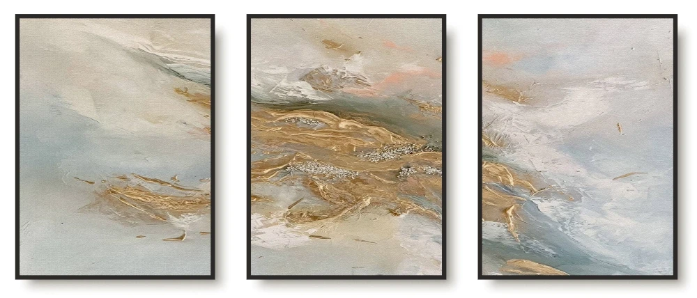 Plakaty zestaw bez ram abstrakcja