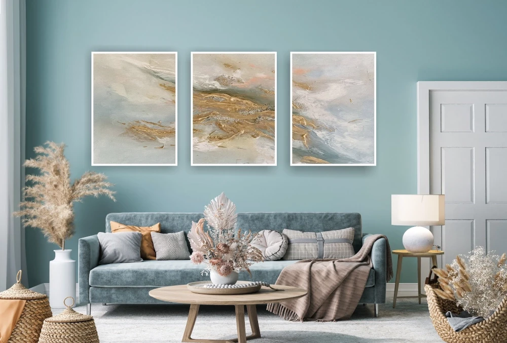 Plakaty zestaw bez ram abstrakcja