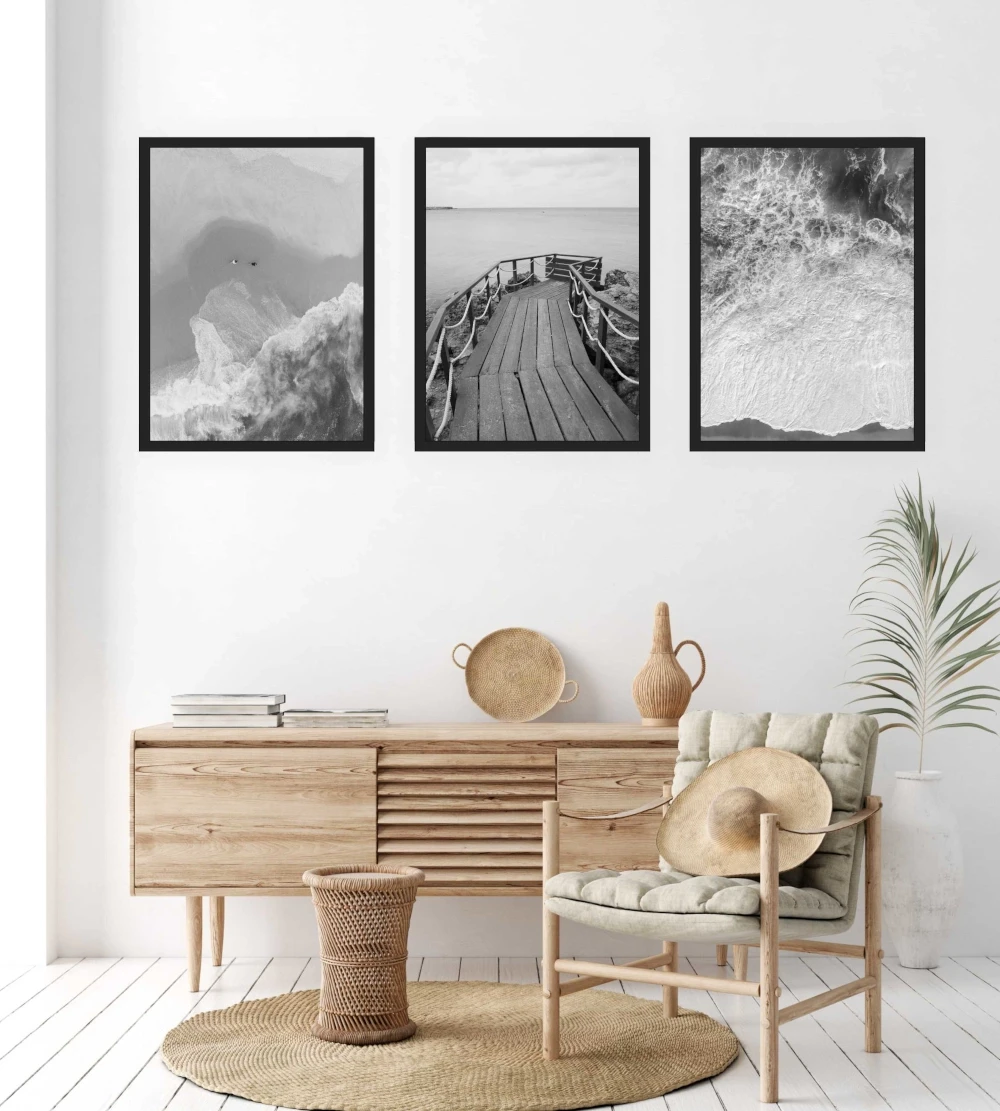 Plakaty bialo czarne natura