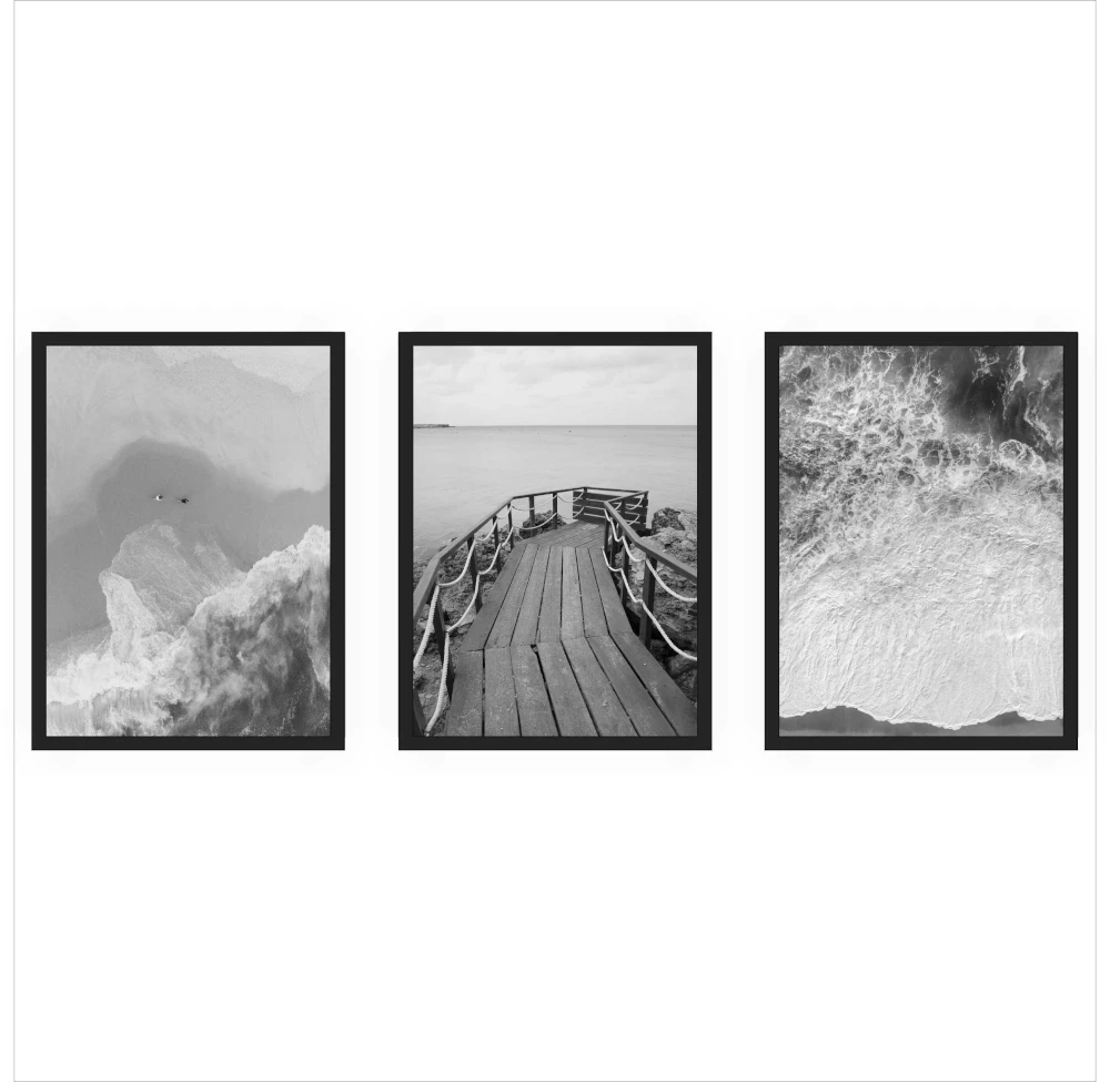 Plakaty bialo czarne natura