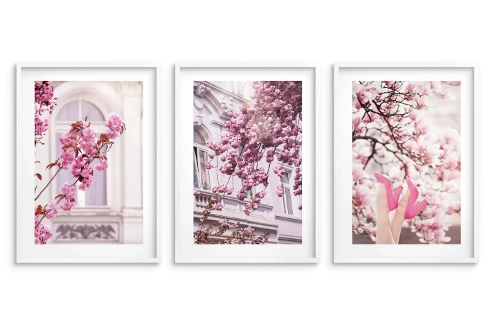 Plakaty bez ramek wiosna kwiaty