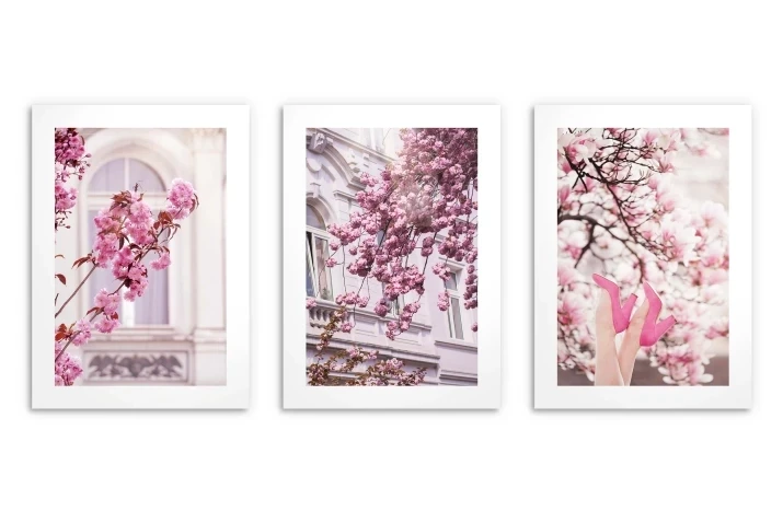Plakaty bez ramek wiosna kwiaty