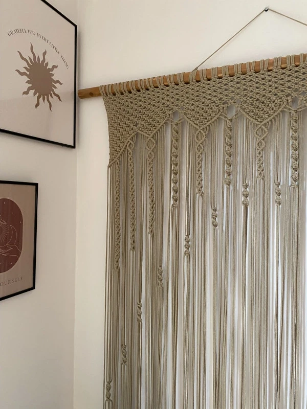 Firana Kotara dekoracyjna Makrama handmade