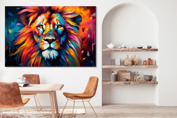 Obraz na płótnie canvas lew