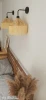 Lampa kinkiet boho -  abażur rafia 2szt